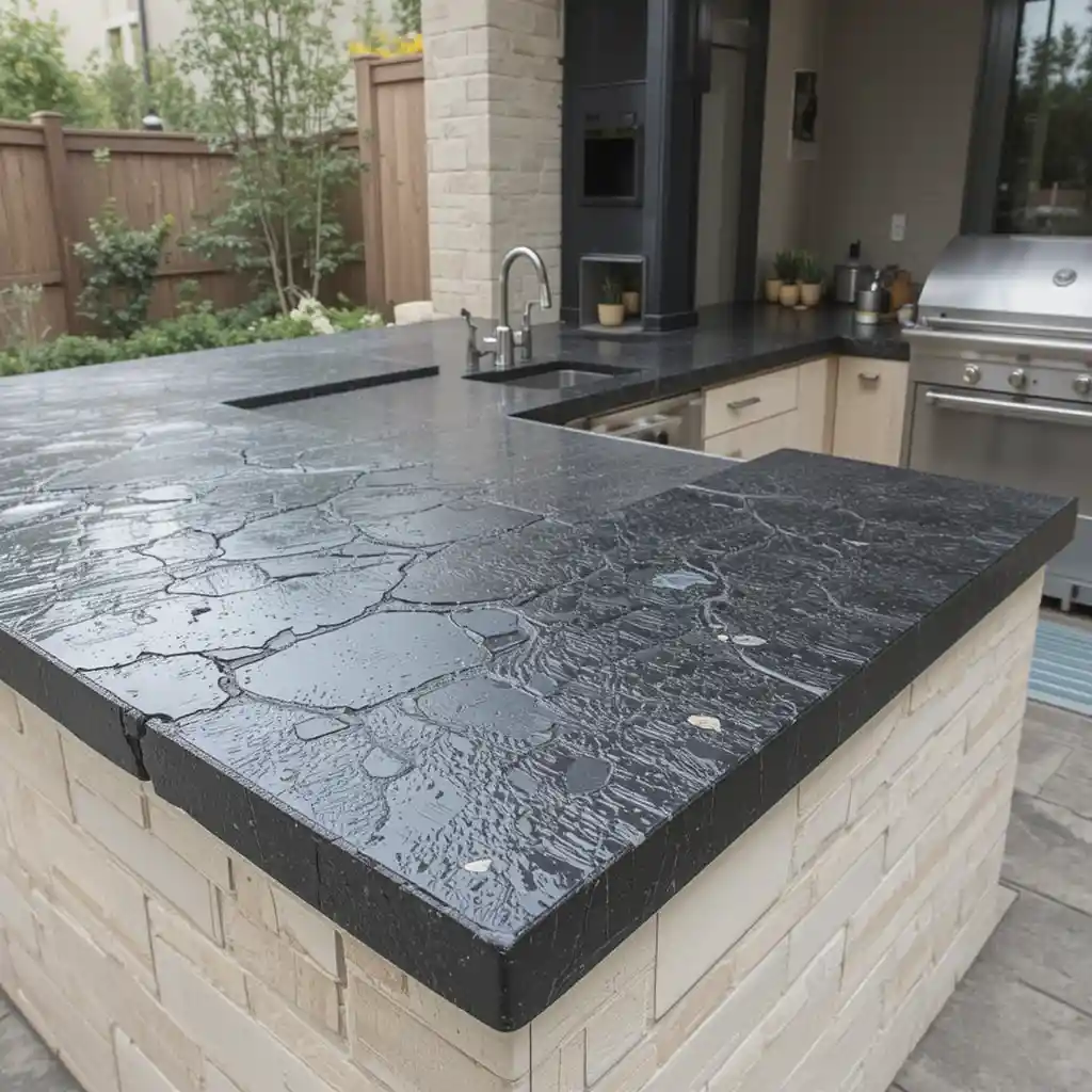 Basalt with Textured Surface