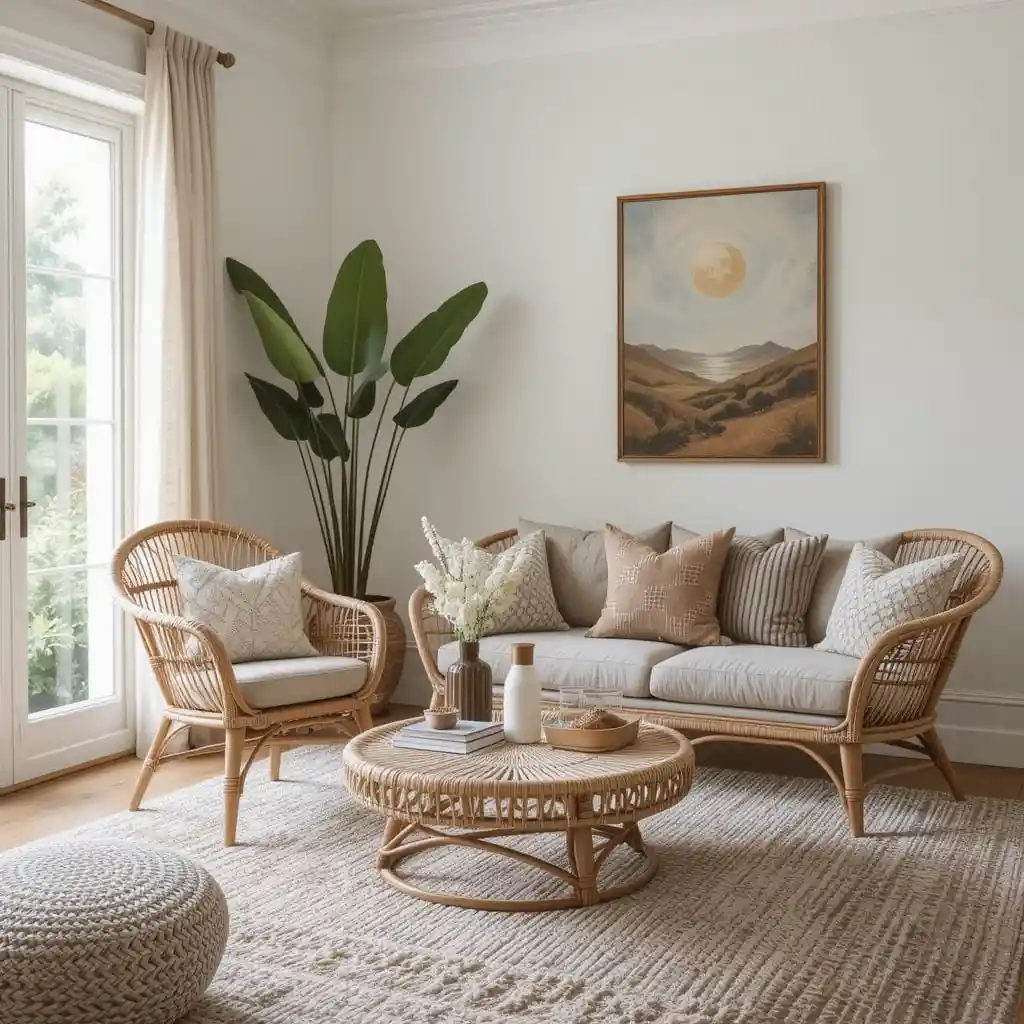 Cane Furniture for a Boho Look