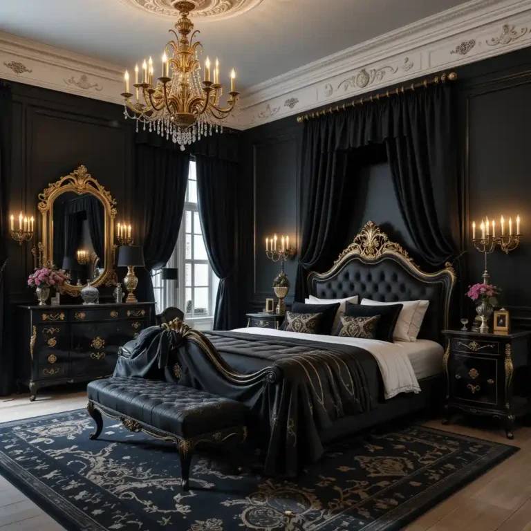 22 Chic Black Bedroom Ideas
