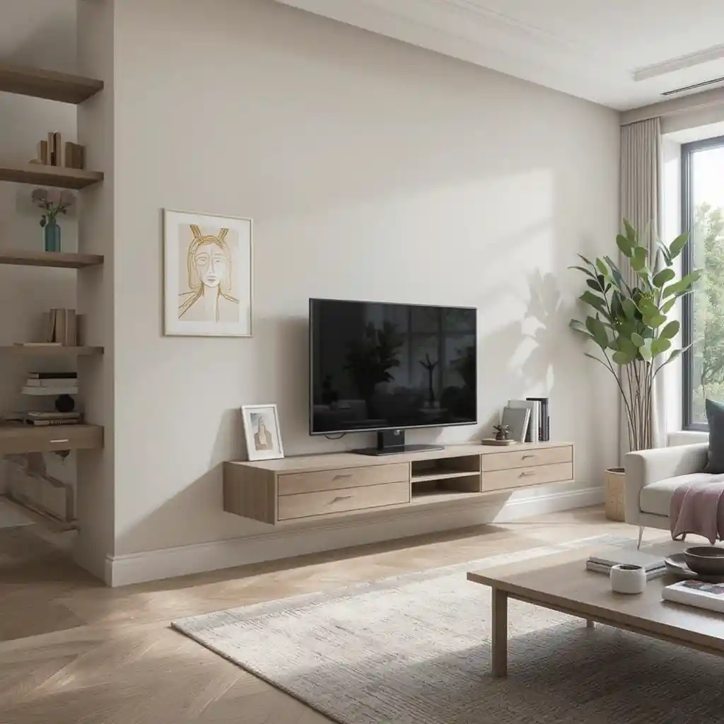 Floating Console Table