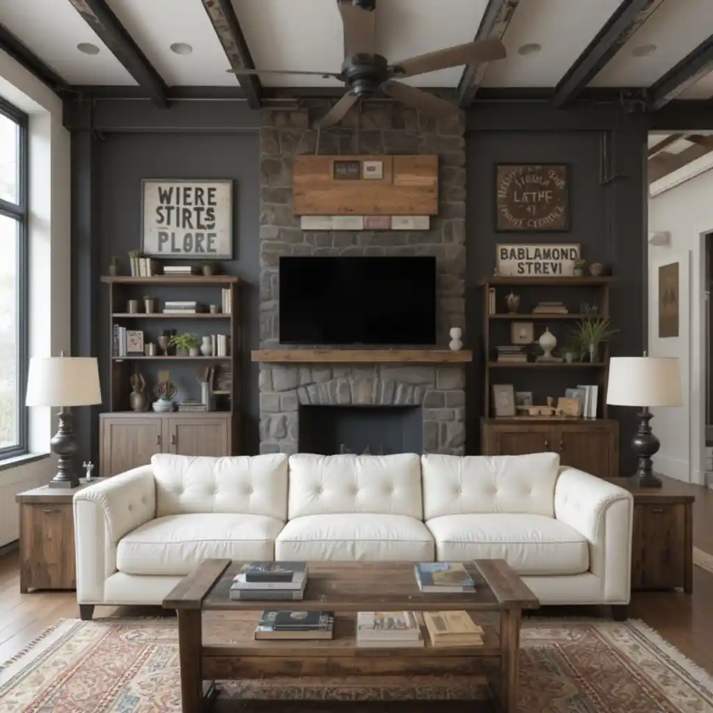 Industrial Farmhouse Fusion
