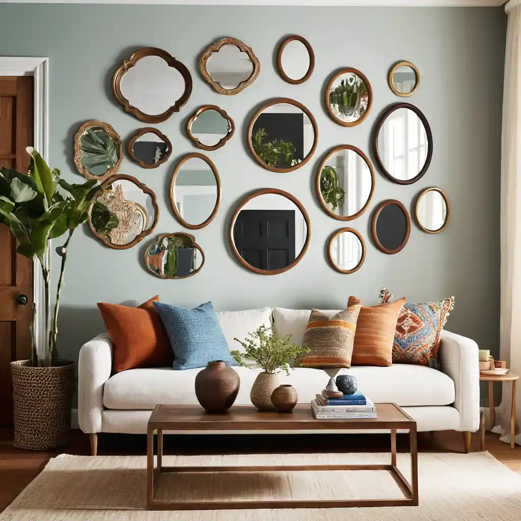 Layered Mirrors for a Dynamic Display