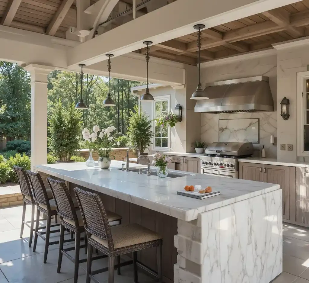 Marble with Honed Finish