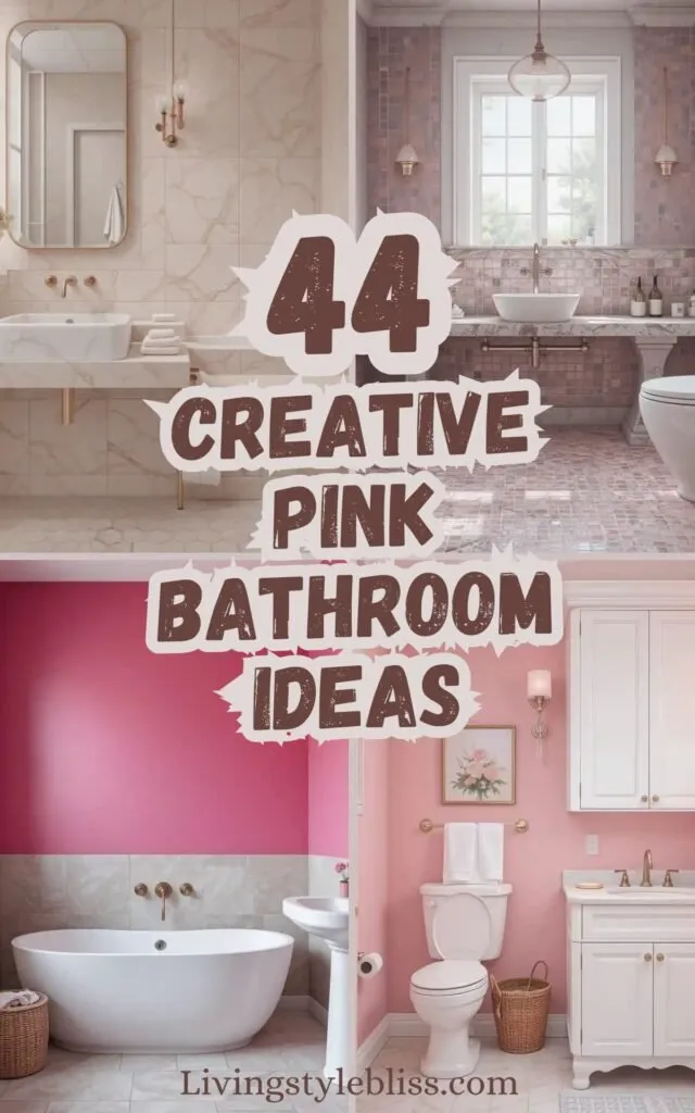 Pink Bathroom Ideas