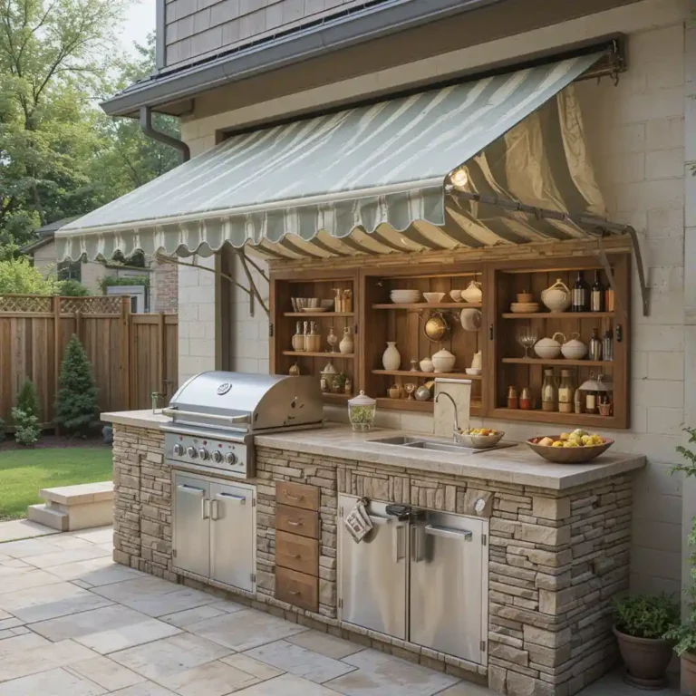 32 Outdoor Kitchen Storage Ideas