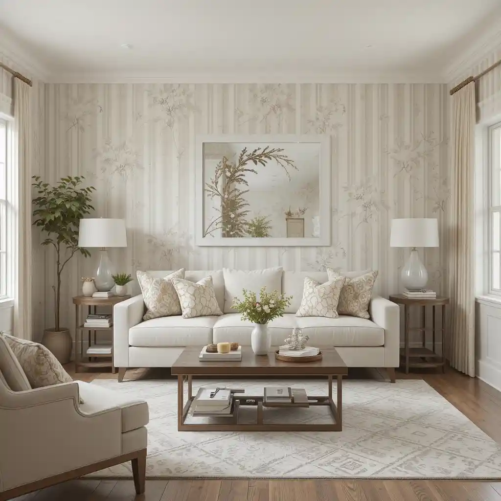 Softly Patterned Wallpaper