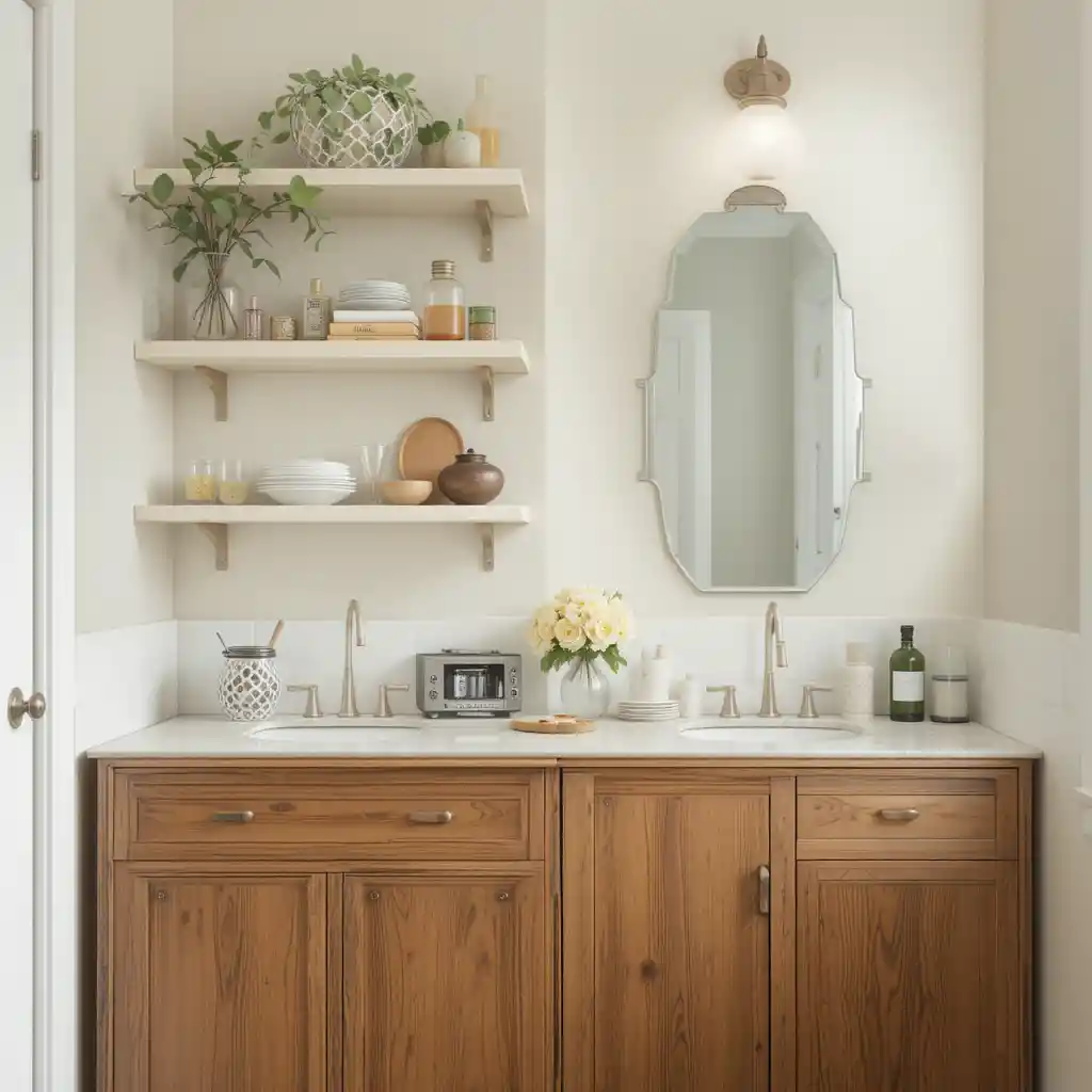 Wall-Mounted Shelving for Extra Storage