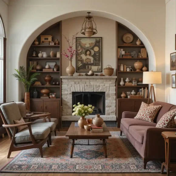 Archway Accents with Vintage Pieces