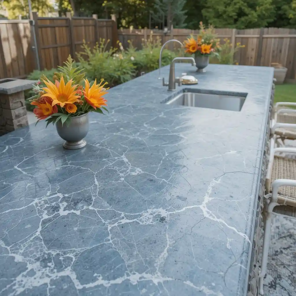 Bluestone with Brushed Texture