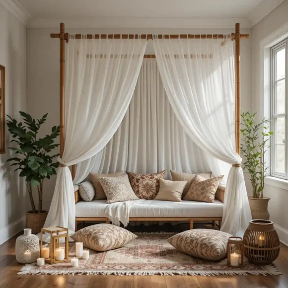 Bohemian Canopy Setup