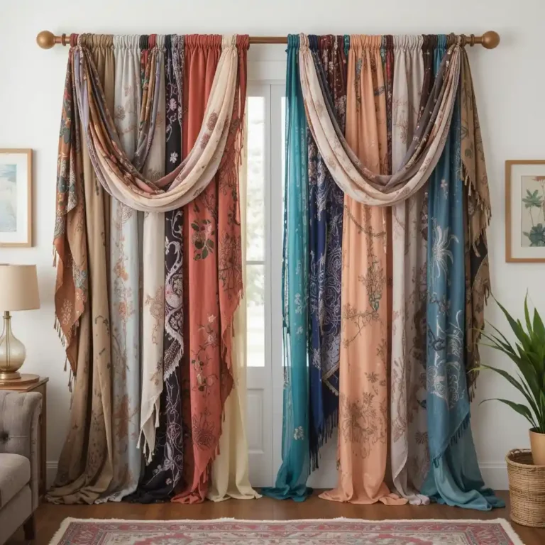 20 Chic Boho Curtains Living Room Ideas