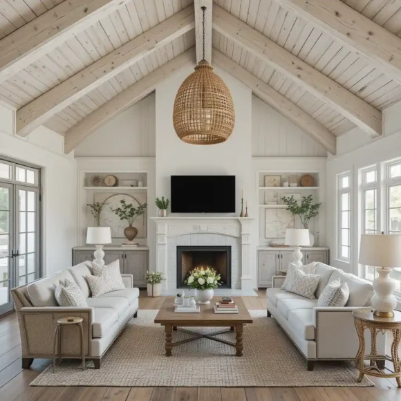 Light and Airy Wooden Beams