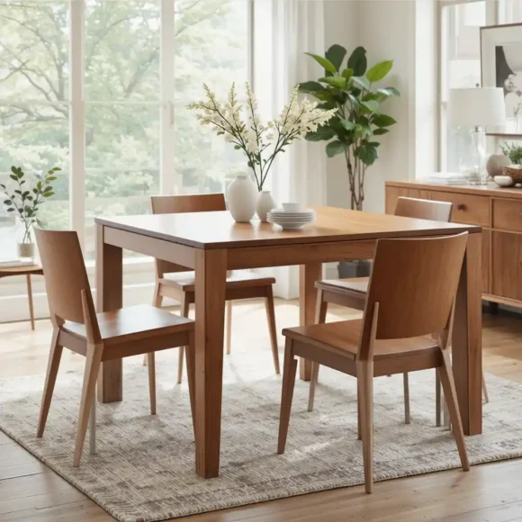 Parsons Table with a Mid-Century Twist