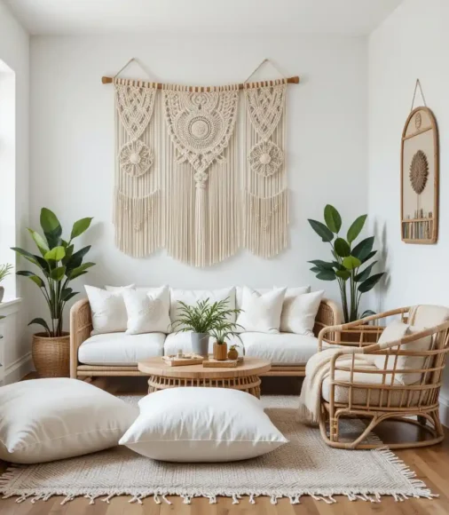 Boho-Chic White with Natural Elements