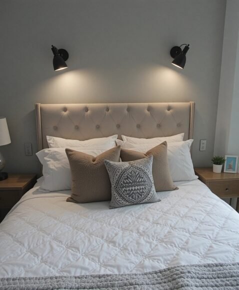 Add Wall-mounted Headboard Lighting