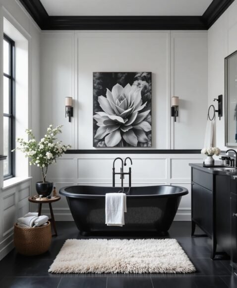 Black Bathtub Statement