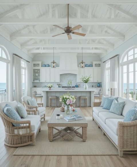 Coastal Breeze with Light Blue Accents