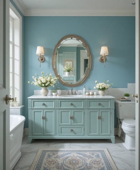 Colorful Bathroom Vanity