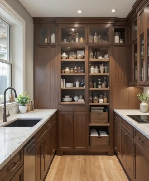 Floor-to-Ceiling Pantry Wall