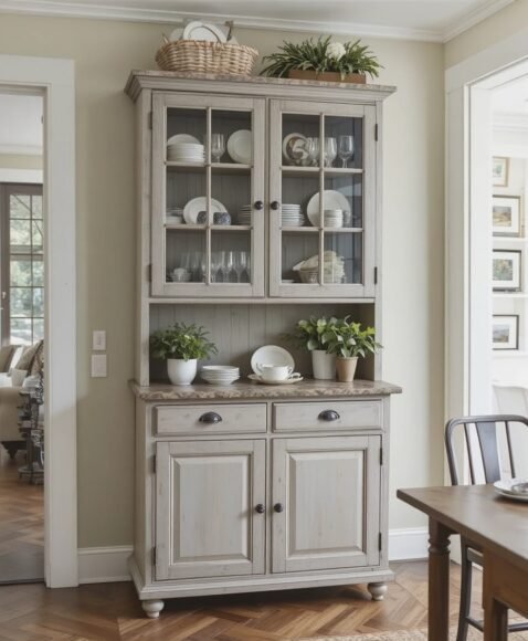 Freestanding Hutch as a Stylish Alternative
