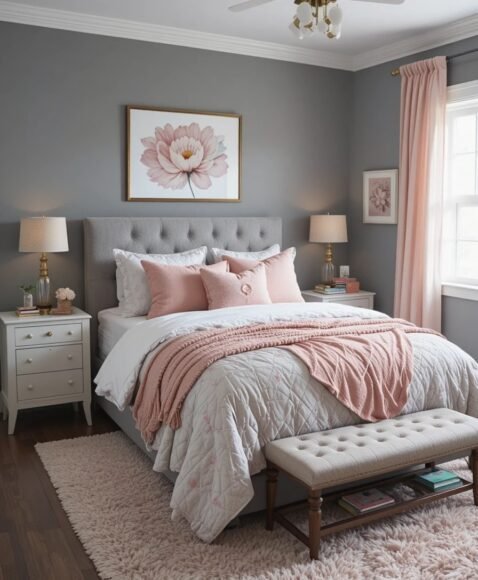 Gray and Blush Combo