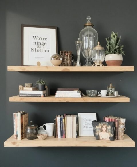 Install Floating Shelves