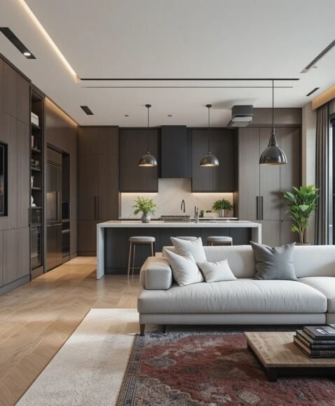 Open Concept with Hidden Storage