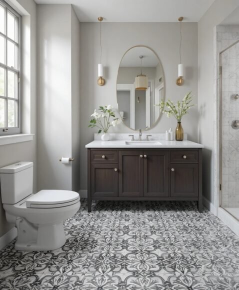 Patterned Floor Tiles