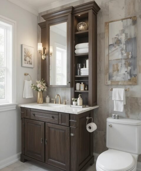 Tall Wall Cabinets for Vertical Storage