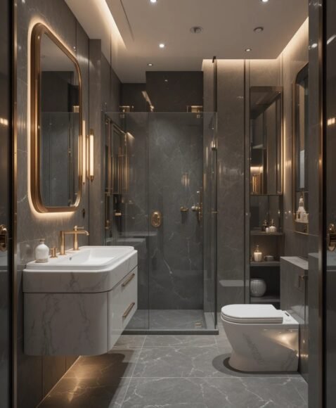 Warm Metallic Accents