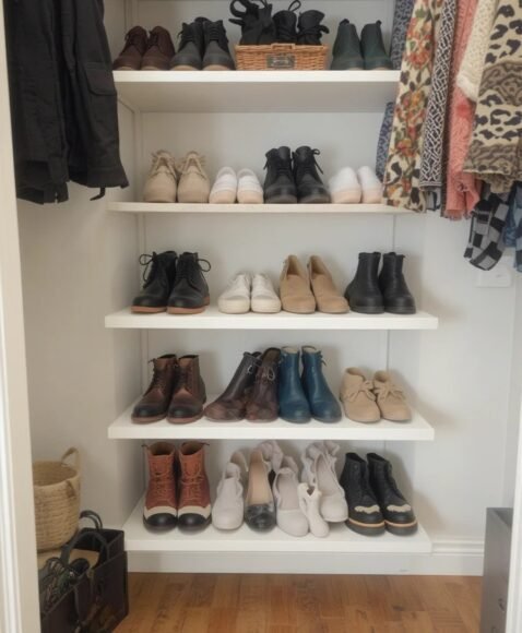 Floating Shoe Racks