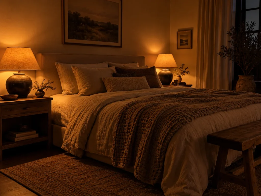 2200K Low-Level Amber Mood Lighting Transition