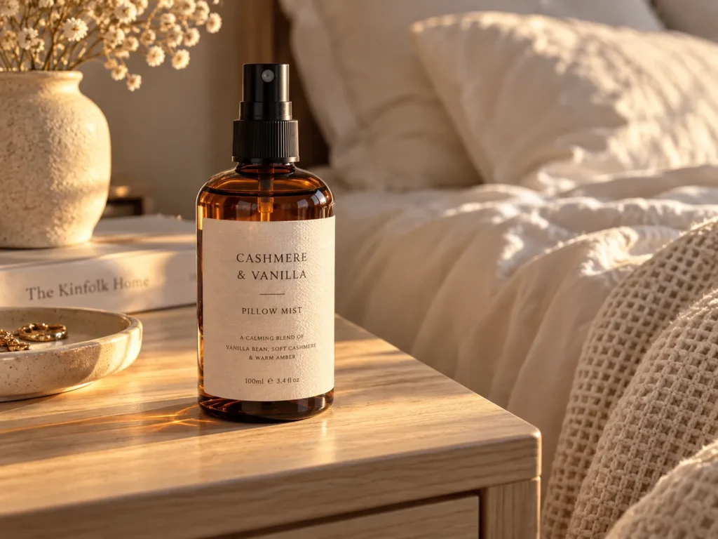 A Cashmere and Vanilla Pillow Mist