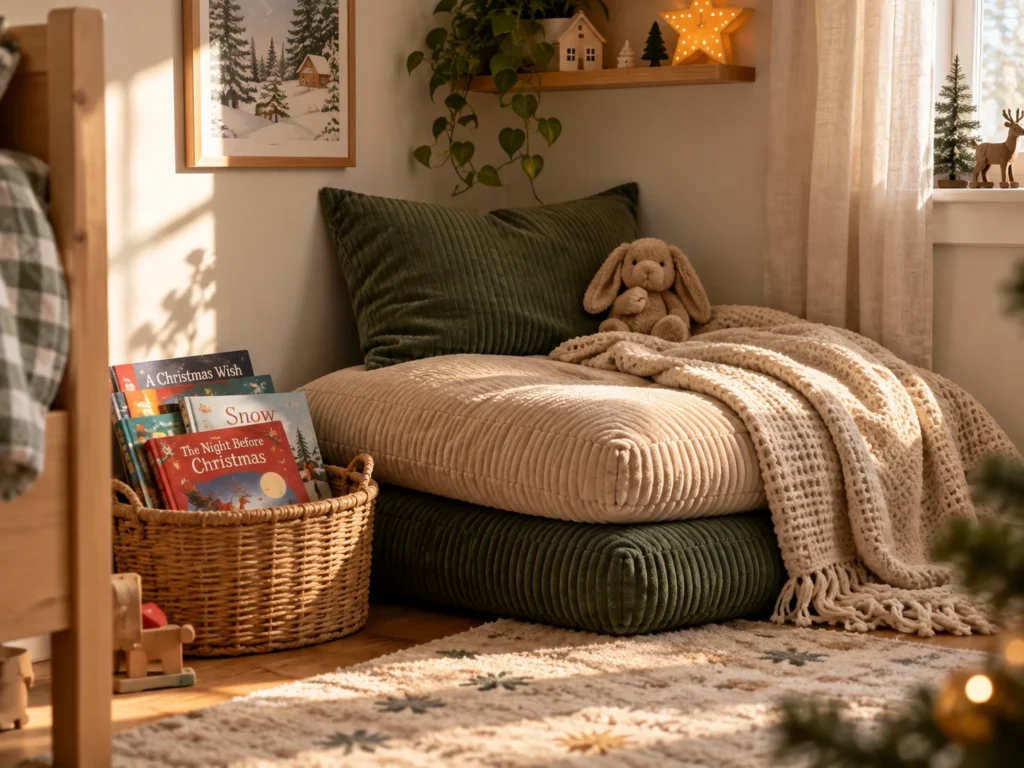 A Cozy Floor Pillow Storybook Nook