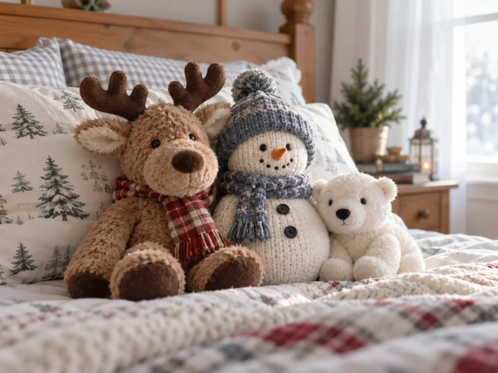 A Pile of Plush Holiday Buddies