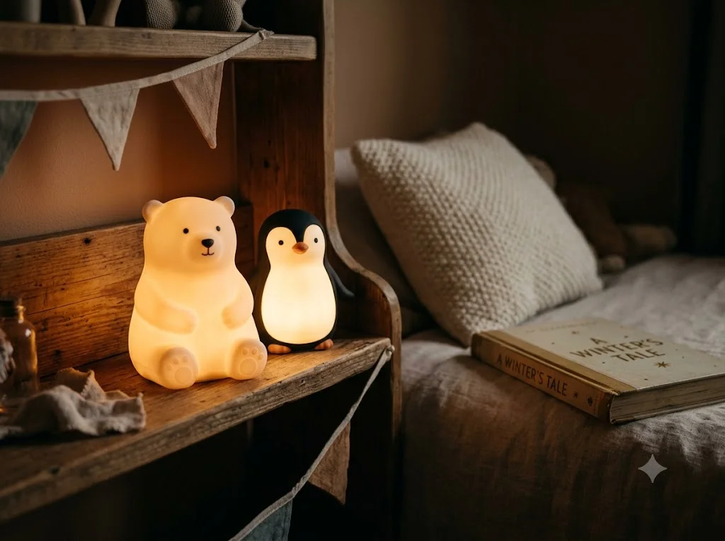 Battery-Operated Winter Animal Nightlights