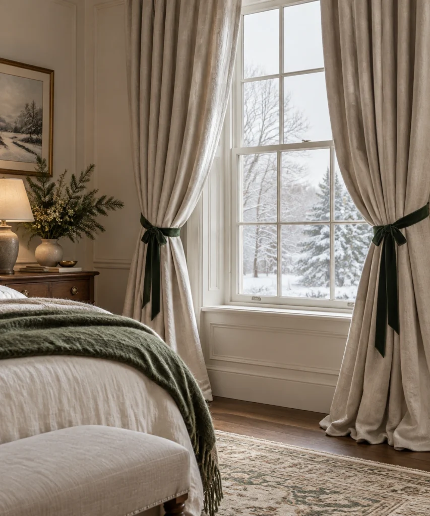 Dressed Winter Curtains