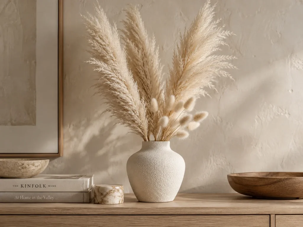 Dried Pampas and Bunny Tail Grass