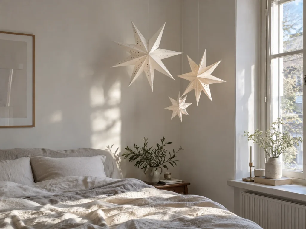 Float Paper Stars From the Ceiling