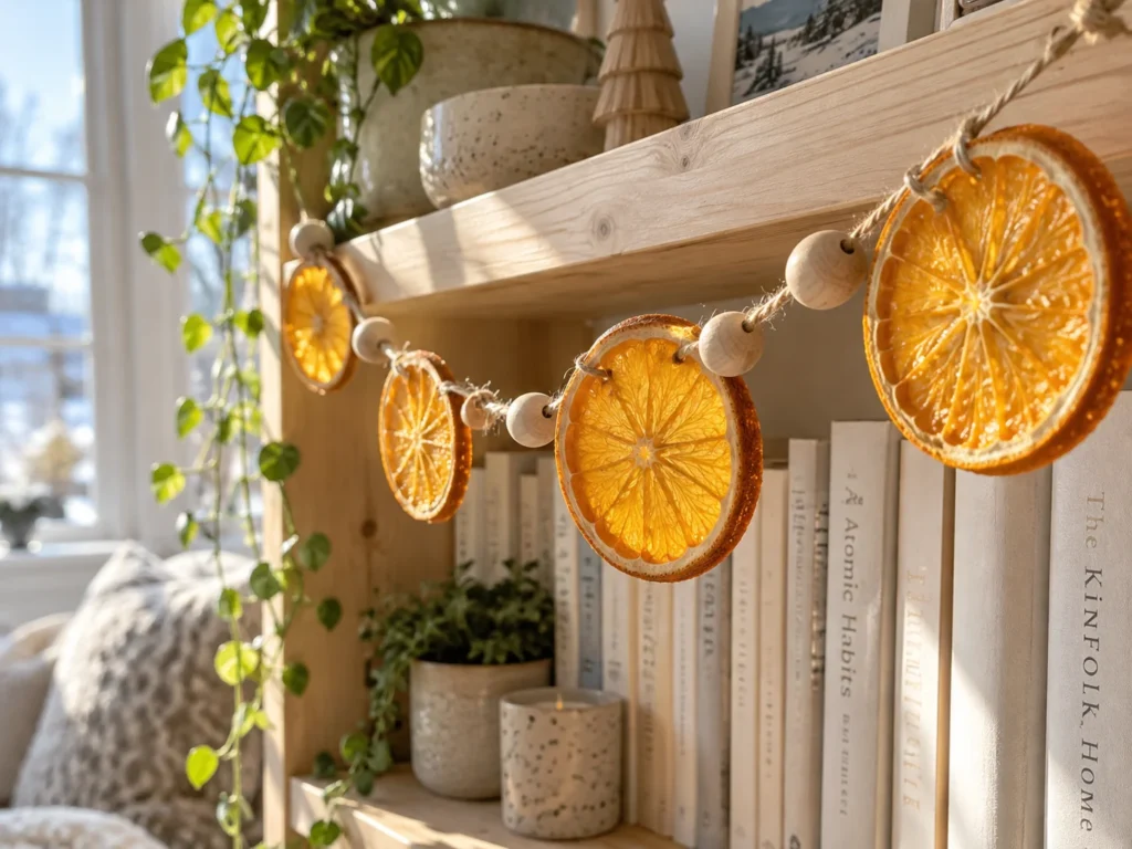 Make a Dried Orange Garland