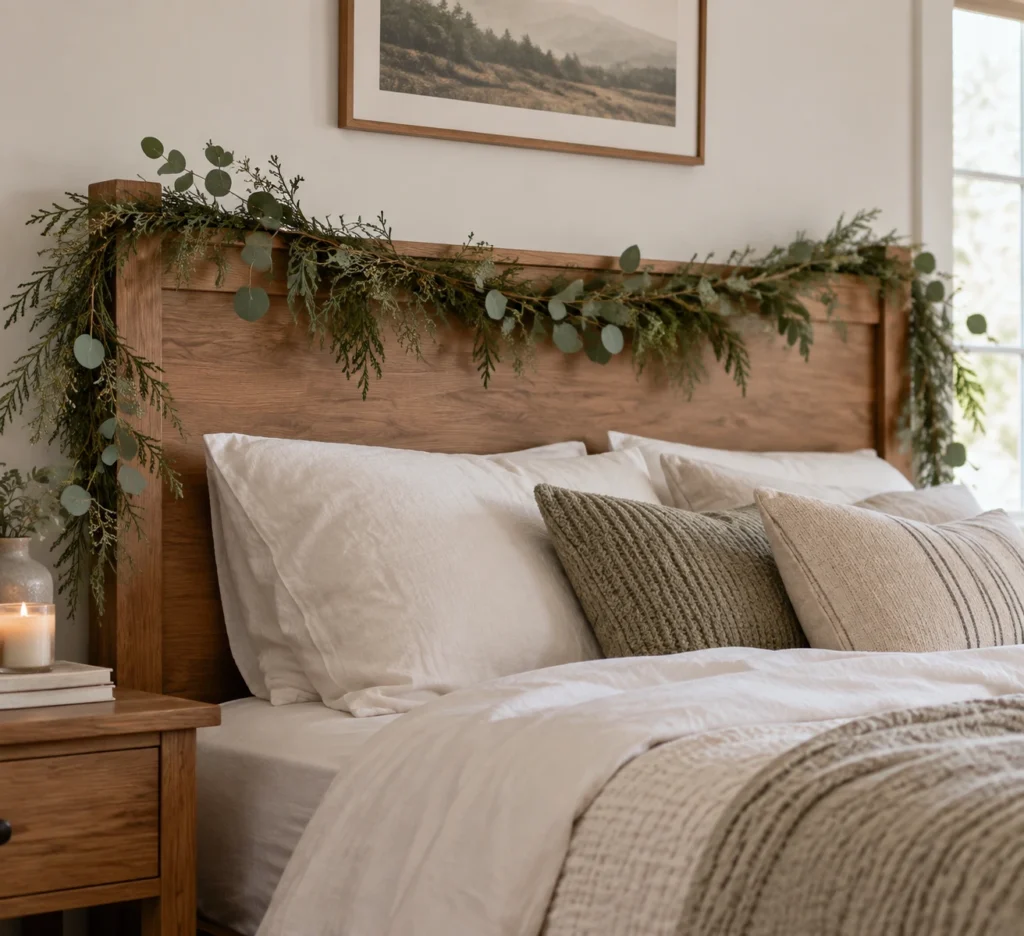 Slim Garland Over Bed