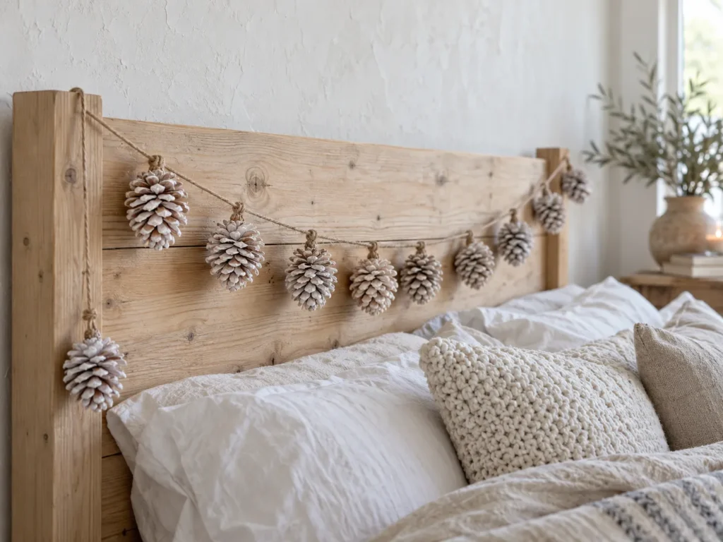 The Bleached Pinecone Garland