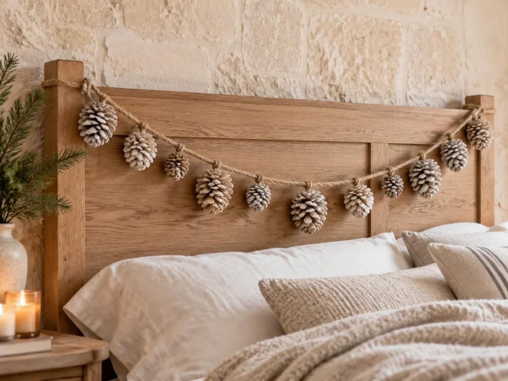The Bleached Pinecone Garland