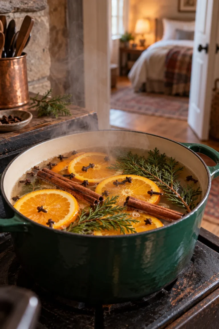 The Cedar, Cinnamon and Orange Simmer Pot