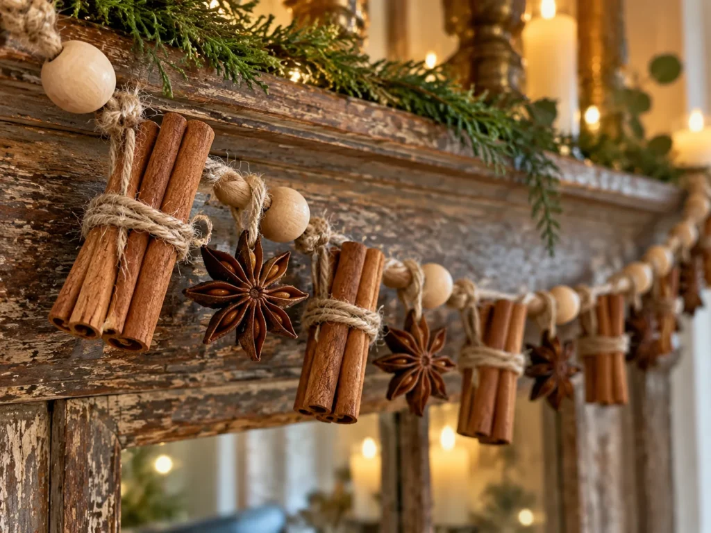 The Cinnamon Stick and Star Anise Garland