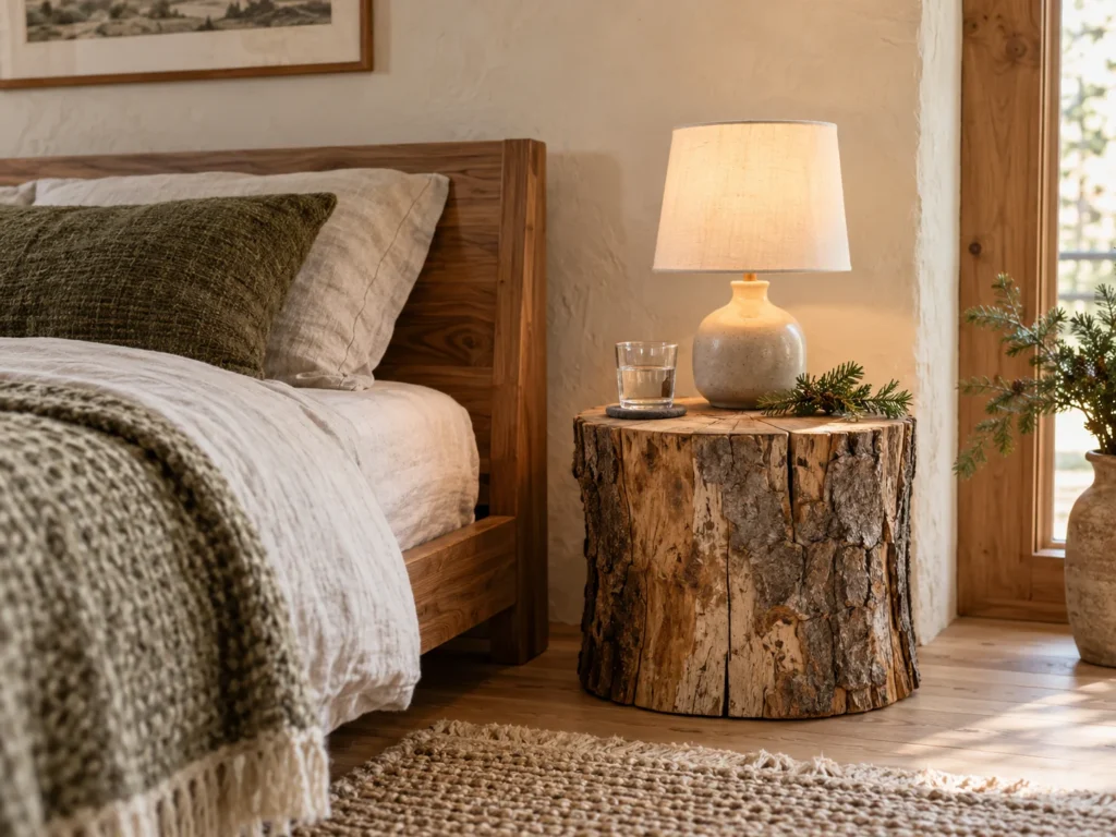 The Tree Stump Nightstand