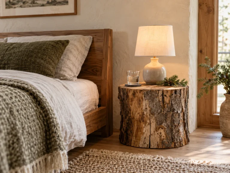 The Tree Stump Nightstand
