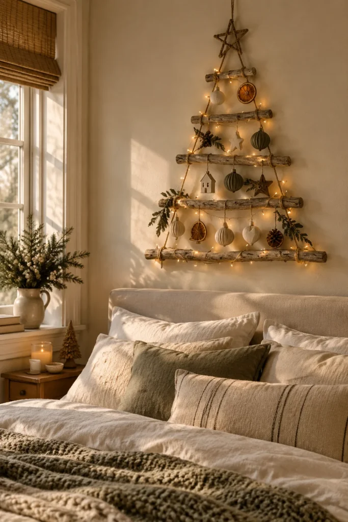 The Wall-Mounted Driftwood Ladder Tree