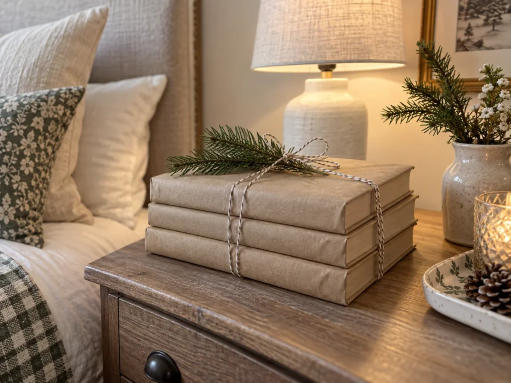 Wrap Books in Craft Paper