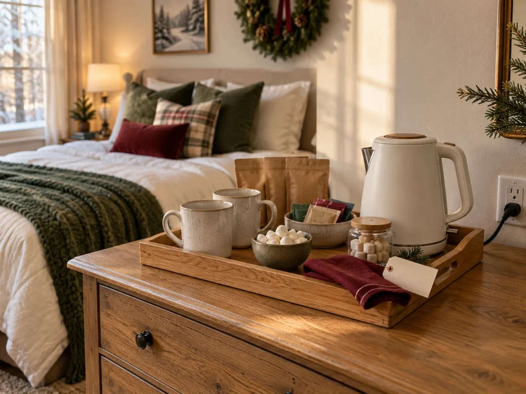 Self-Serve Mini Hot Cocoa Morning Tea Station